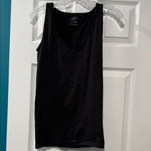 Black Sleeveless Tank Top